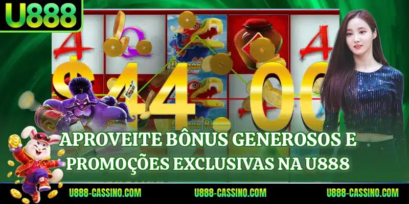 Aproveite bônus generosos e promoções exclusivas na U888