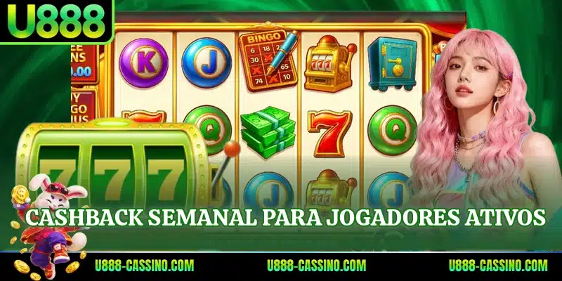 Cashback semanal para jogadores ativos