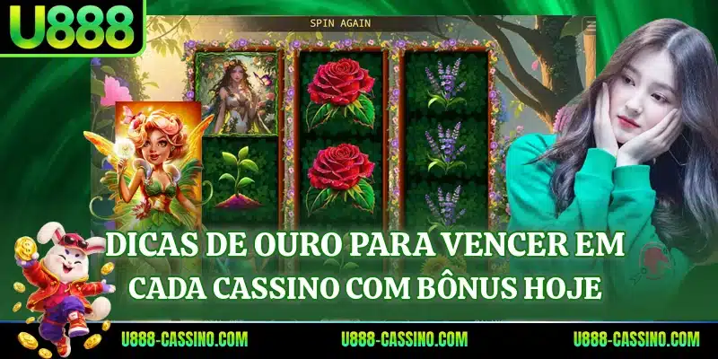 Dicas de ouro para vencer em cada cassino com bônus hoje