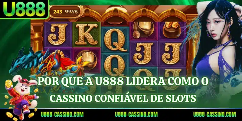 Por que a U888 lidera como o cassino confiável de slots
