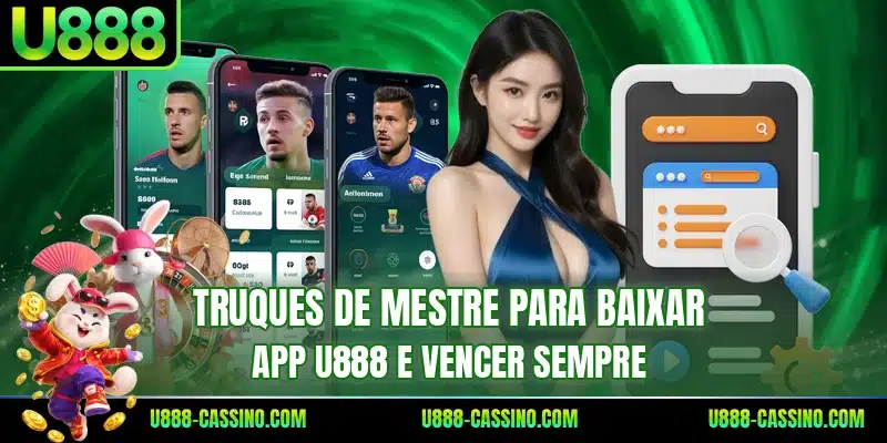 Truques de mestre para baixar app U888 e vencer sempre