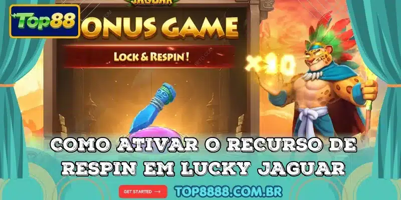 Como ativar o recurso de respin em Lucky Jaguar